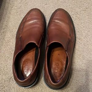 Ecco brown men casual shoes size 44 (equivalent to men 10), great condition